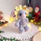 koala szydełkowy pluszowy 24 cm prezent handmade dla dziecka Polska